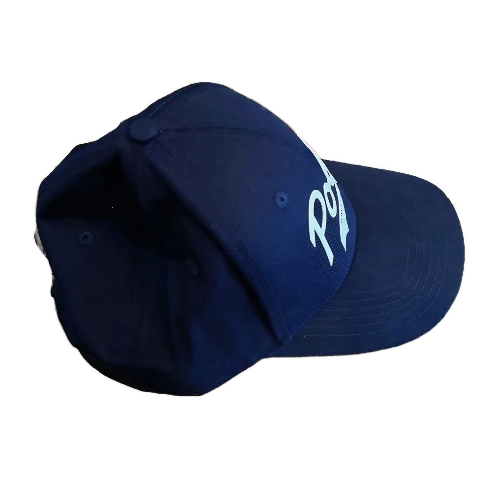 Ralph Lauren Polo 67 Fragrance Promo Hat Navy Blue Silver Script (NWOT) - Picture 2 of 6